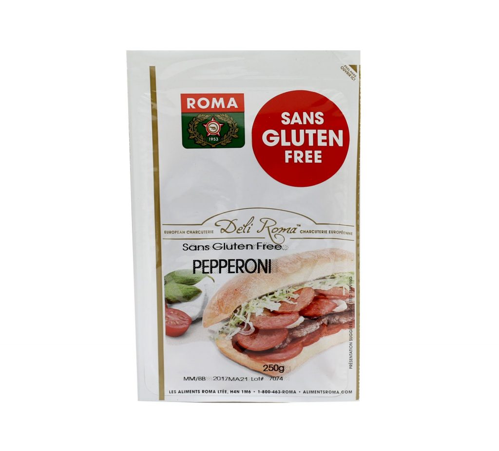 Pepperoni Sans Gluten Roma 250 G Fruiterie Potager