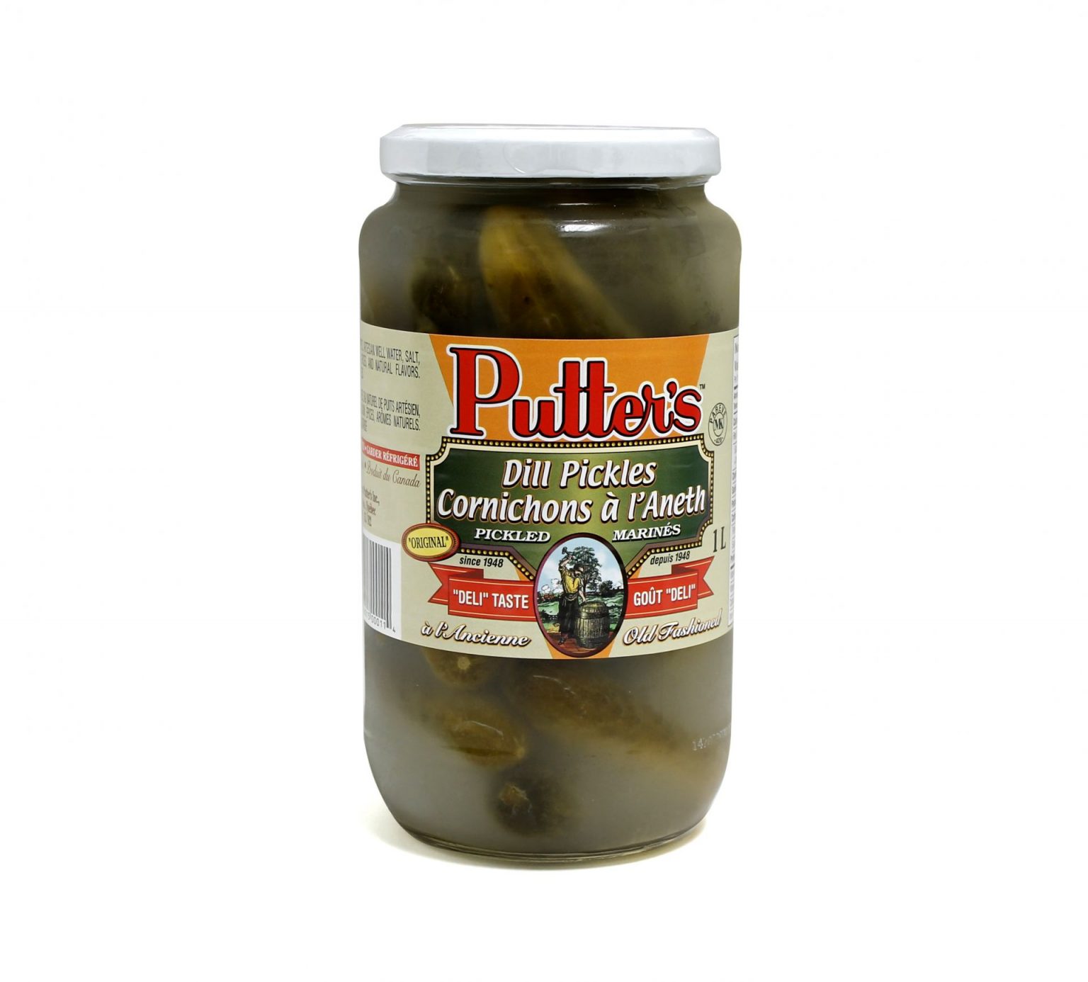 Cornichons à Putter's 1 L Fruiterie Potager