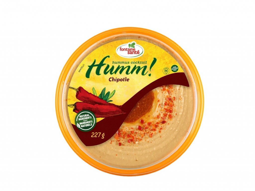 Hummus chipotle Fontaine Santé 227 g Fruiterie Potager