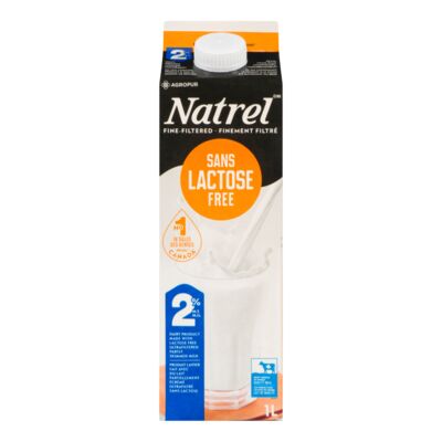 natrel lait sans lactose 2% 1 litre - Fruiterie Potager