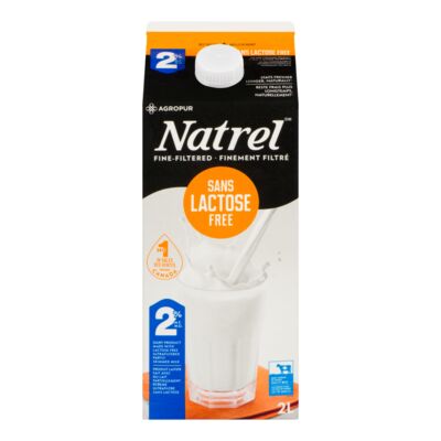 Natrel sans lactose 2% 2 litres - Fruiterie Potager