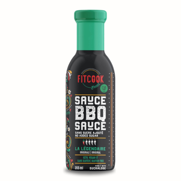 Sauce BBQ La Légendaire Fitcook - 355 ml