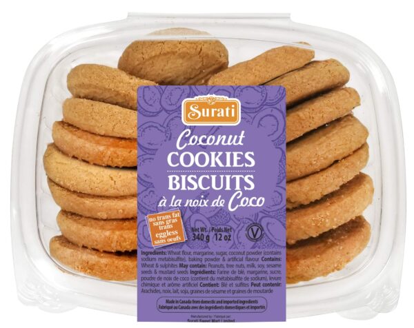 Biscuits à la noix de Coco Surati – 340 g