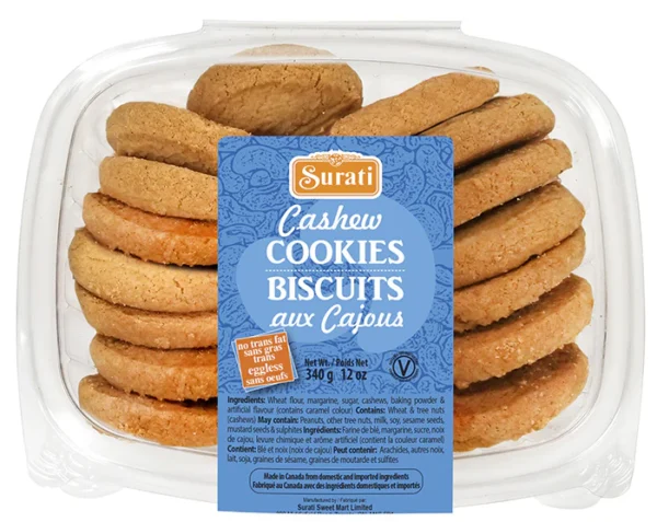 Biscuits aux Cajous Surati – 340 g