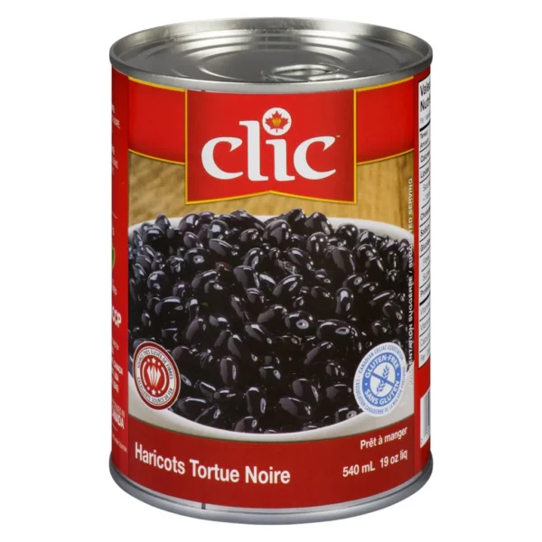 Haricots Tortue Noire Clic 540 ml