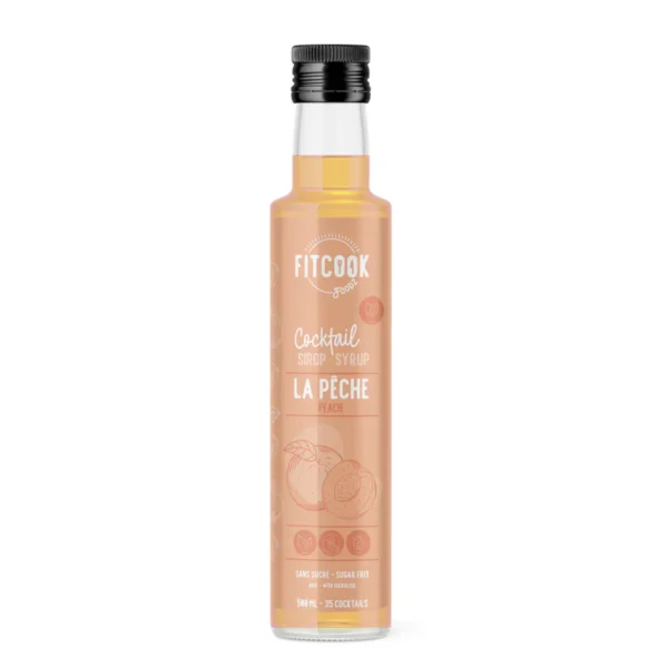 Sirop Cocktail La Pêche Fitcook 500 ml