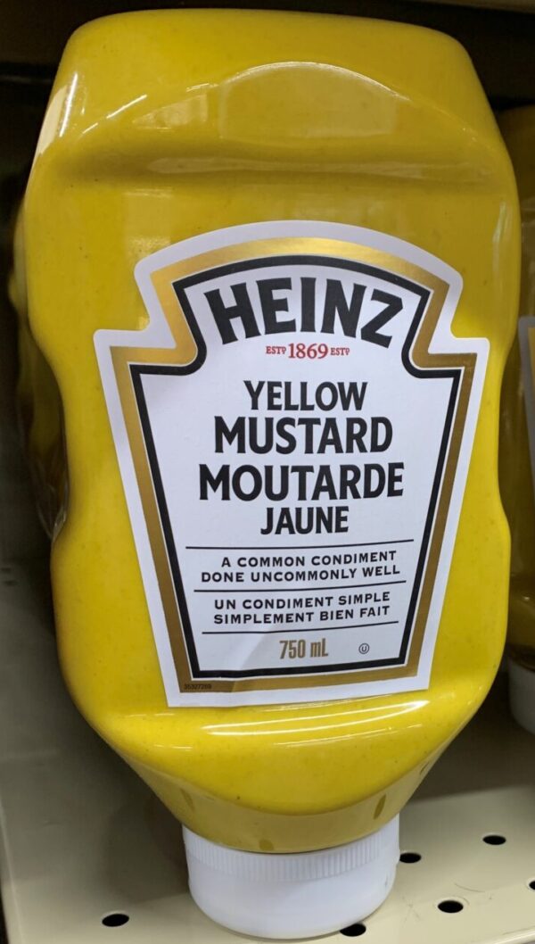 Moutarde Jaune Heinz 750 ml