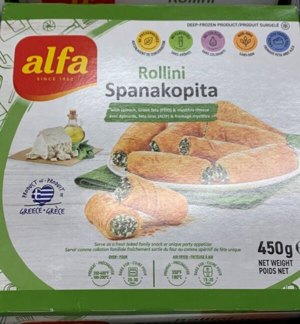 Rollini Spanakopita Alfa 450 g