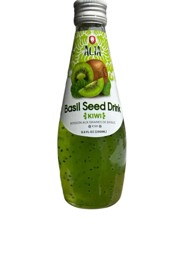 Boisson aux graines de Basilic Kiwi Alia 290 ml