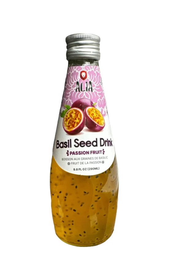 Boisson aux graines de Basilic Fruit de la Passion Alia 290 ml