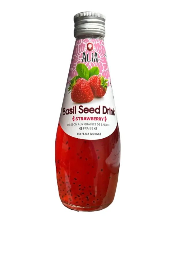 Boisson aux graines de Basilic Fraise Alia 290 ml