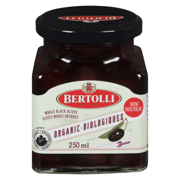 Olives Noires Biologiques Bertolli 250 ml