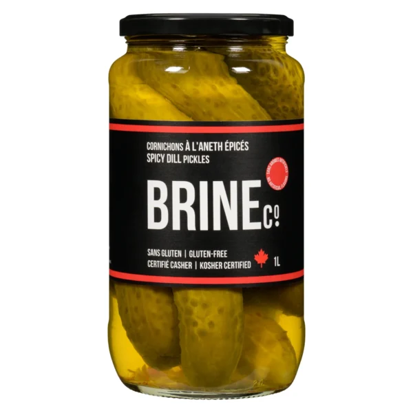 Cornichons à l'Aneth Épicés Brine Co 1 L