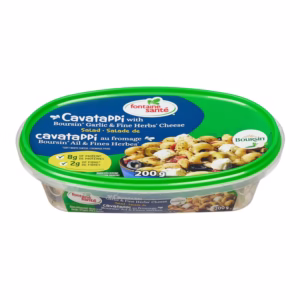 Fontaine Sante Salade de cavatappi au fromage boursin Ail & Fines Herbes 200 g