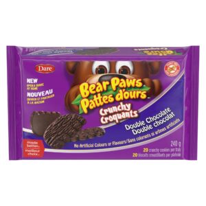 Biscuits Pattes d'ours Croquant Double Chocolat Dare 240 g