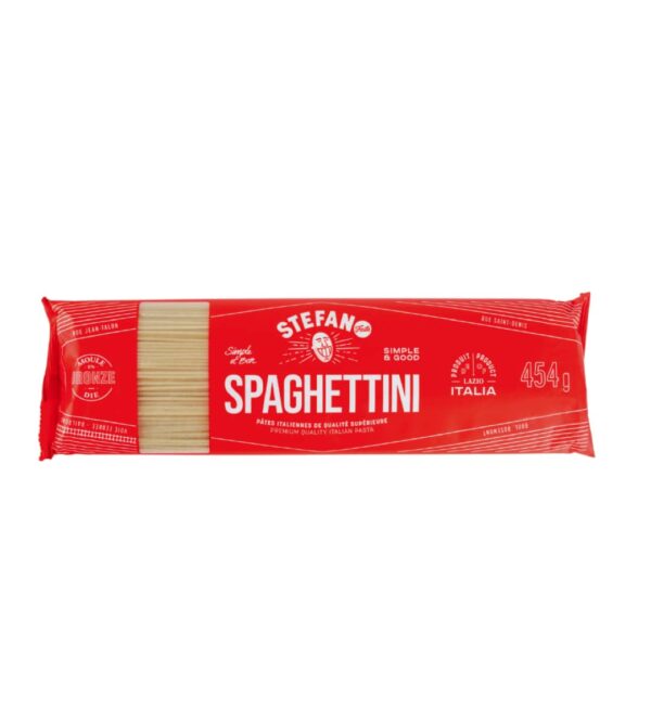 Pâtes Alimentaires Spaghettini Stefano 454g