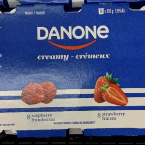 Yogourt Danone Framboise et Fraise 16 x 100 g