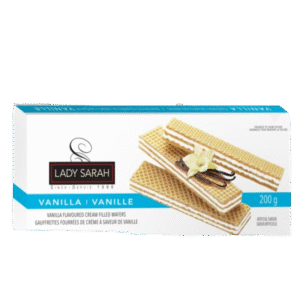 Gauffrettes fourrées de crème à la Vanille Lady Sarah 200 g