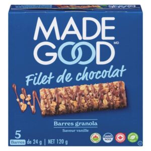 Barres Granola Saveur de Vanille Made Good 120 g