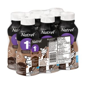 Lait au Chocolat Natrel Agropur 6 x 200 ml