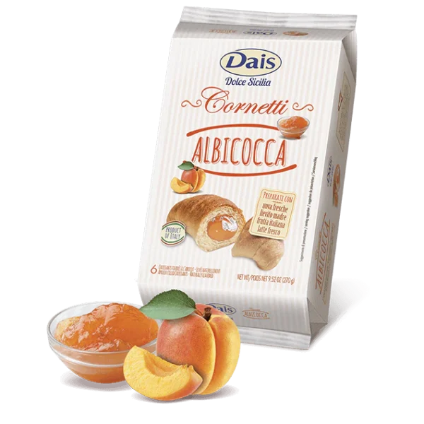 Croissants Farcis Apricot Dolce Sicilia - Dais 270 g