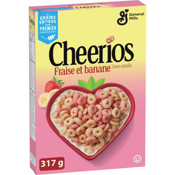 Céréale Cheerios Fraise et Banane General Mills 317 g