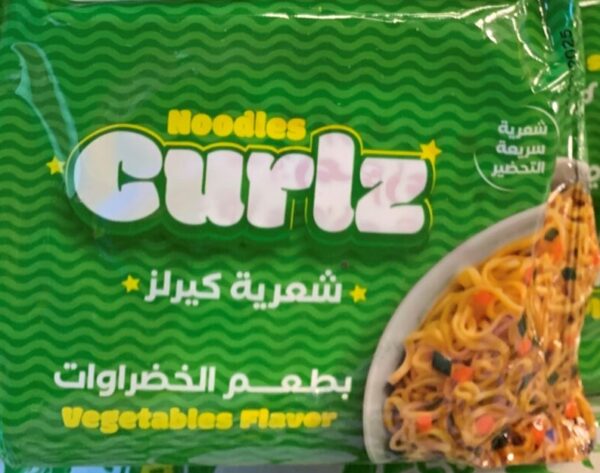 Nouilles Instantanées Saveur Végétale Curlz