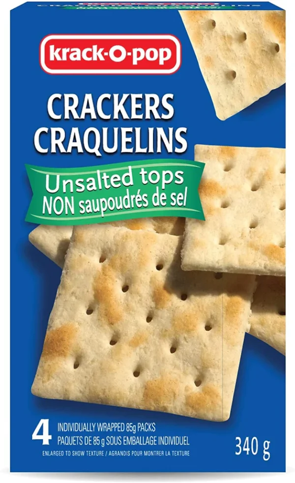 Craquelins  Krack-o-pop NON saupoudrés de sel 340 g