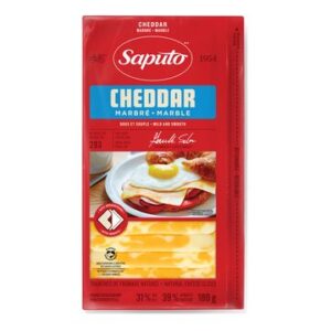 Saputo Tranche Fromage Cheddar Marbré 180 G