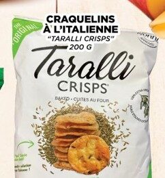 Craquelins à l'italienne Taralli Crisps 200 g