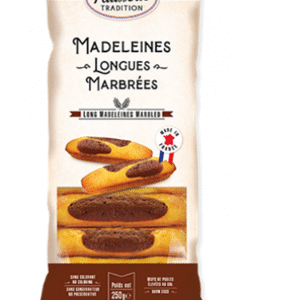 Madeleines Longues Marbrées Pâtisserie Tradition 250 g