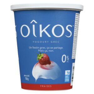 Oîkos - Yogourt 0 % Fraise 750 g