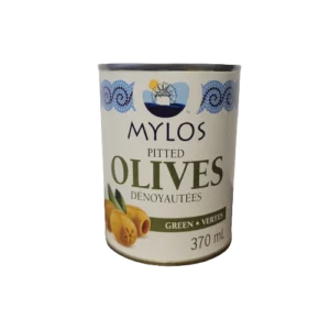 Olives Dénoyautées Vertes Mylos 370 ml