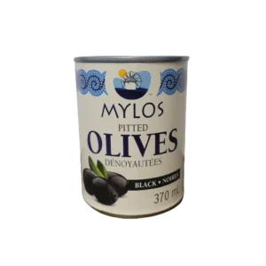Olives Dénoyautées Noires Mylos 370 ml