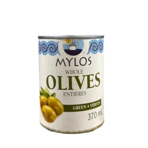 Olives Entières Vertes Mylos 370 ml