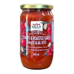 Sauce pour pâtes Tomate et ail rôti Sacla 655 ml