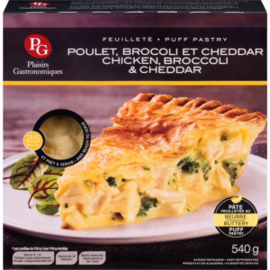 Feuilleté au Poulet, Brocoli et Cheddar Plaisirs Gastronomiques 540 g