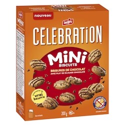 Biscuits mini Célébration au Brisure de chocolat 200 g
