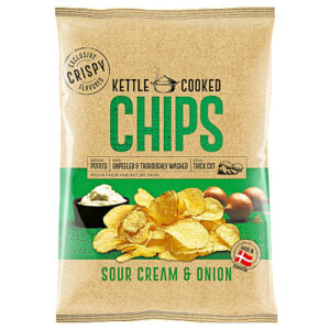 Croustilles au Sour Cream & Onion Crispy Kettle Chips 150 g