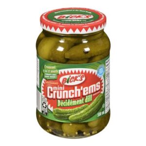 Cornichons mini crunch’ems à l'aneth Bick’s 500 ml