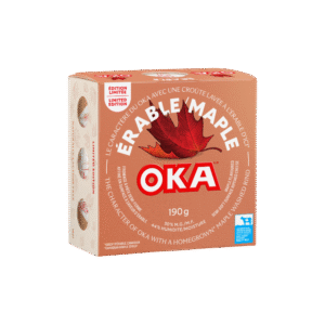 Fromage à pâte demi-ferme Oka à l'érable Agropur 190 G