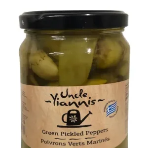 Poivrons Verts Marinés Uncle Yiannis 750 ml