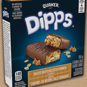 Barres Tendres au Caramel Dips Quaker 155 g