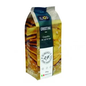 Craquelins Crostini au Sel De Mer Ilios 175 g