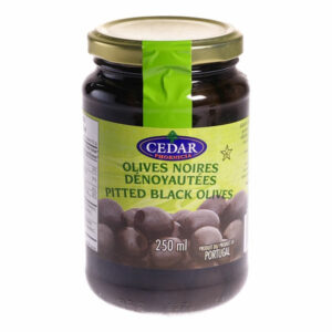 Olives noires dénoyautées Cedar Phoenicia 250 ml