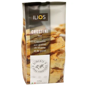 Craquelins Crostini au Sésame Pavot Ilios 175 g