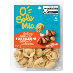 Tortelloni Saucisse italienne O Sole Mio 255 g