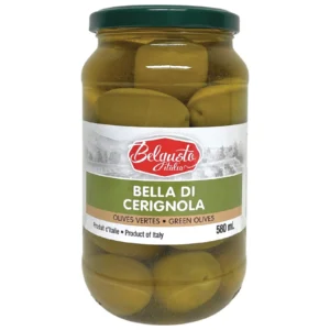Olives Vertes Bella Di Cerignola Belgusto 580 ml