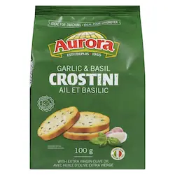 Craquelins Crostini ail & Basilic Aurora 100 g