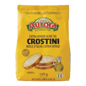 Craquelins Crostini huile d'olive Aurora 100 g